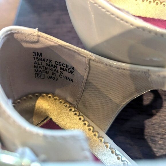 RACHEL SHOES Cecilia DRESSY Bows WHITE - size 3 - Picture 4 of 6